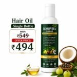 ROSHVITA Hair Oil | 23+ Ayurvedic Herbs & Natural Oils | Hair Fall, Hair Breakage & Weak Hair Care | Helps Nourish Roots & Scalp | Supports Thicker & Healthier-Looking Hair | 100 ml