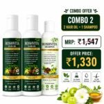 ROSHVITA Hair Care Combo | 2 Hair Oil 100 ml Each + 1 Shampoo 100 ml | Hair Fall, Hair Breakage, Weak Hair & Dandruff Care | Nourishes Scalp & Hair | Stronger, Smoother & Healthier-Looking Hair