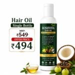 ROSHVITA Hair Oil | 23+ Ayurvedic Herbs & Natural Oils | Hair Fall, Hair Breakage & Weak Hair Care | Helps Nourish Roots & Scalp | Supports Thicker & Healthier-Looking Hair | 100 ml